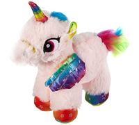 Joy Toy 52272-Peluche a forma di unicorno, 20 cm, in sacchetto magico con paillette, 13 x 25 x 20 cm, peluche, Multicolore, 52272