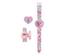 Joy Toy 67678 - Trolls Orologio LCD con Copertura Intercambiabile Blister, 3 x 8 x 27 cm