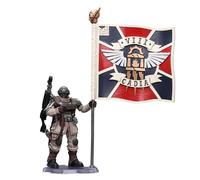 Joy Toy (CN) Warhammer 40K - Astra Militarum Cadian Command Squad Veterano con Regimental Standard