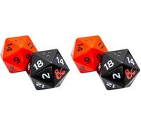 Joy Toy Dungeons & Dragons spargi sale e pepe a forma di dado D20 in ceramica in confezione regalo 17,5x10x9 cm (Confezione da 2)