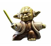 Joy Toy- Fighting Yoda Joytoy Star Wars Figura con Testo May The Force be with You, Multicolore, 6x6x10,5 cm, 651377