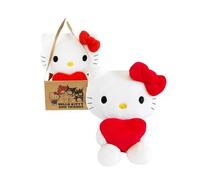 Joy Toy - Hello Kitty Cuore peluche 14 cm in borsettina di cartone