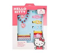 Joy Toy - Hello Kitty Set Accessori 18 Pezzi - in Confezione Regalo 18,5x2,5x23,5 cm