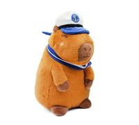 Joy Toy Hug-a-Capybara - Capitano in peluche, 23 cm
