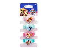 Joy Toy - Paw Patrol Girls, Skye: 4 Elastici per capelli su cartoncino