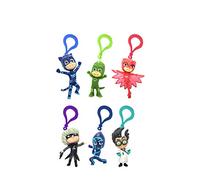 Joy Toy PJ Masks SUPERPIGIAMINI 3D PVC Portachiavi/Clip ON 6 CM, Multicolore, 1