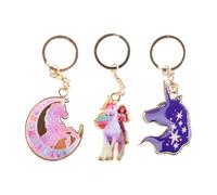 Joy Toy - Portachiavi Unicorn Academy in metallo (design non può essere scelto), in confezione telaio