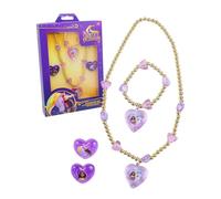 Joy Toy - Set di gioielli Unicorn Academy: 1 braccialetto di perle, 1 collana di perle e 2 anelli