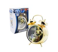 Joy Toy - Sveglia in metallo ø 10 cm, R2-D2 & C-3PO Captain Phasma 3D, con suono originale