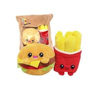 Yummis Together Plush Figures 2 Pack Burger & Fries in Take Away Bag 21 cm