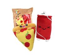 Yummis Together Plush Figures 2 Pack Pizza & Cola in Take Away Bag 21 cm