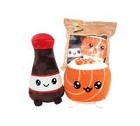 Joy Toy - Yummies Together Uramaki e Soia - 2 peluche 15 cm in sacchetto di peluche Take Away