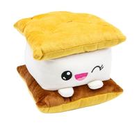 BEMIRO Biscotto peluche - circa 16 cm, 100% poliestere, viso Kawaii ricamato, mo