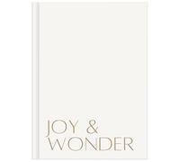 JOY & WONDER Decorative Christmas Coffee Table Book: Large Hardcover Holiday Display Book for Home Décor, Mantel, Bookshelf & Shelf Styling - Matte Finish Blank Pages