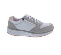 Joya Dinamo Zip Sneaker Donna, White-Beige, Premium-Glattleder/Tessuto, Active
