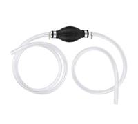 Joyan 2m Pompa A Mano, Pompa dell'acqua Portatile con 2 Fascette, Pompa di Trasferimento del Carburante, Pompa Diesel, Tubo A Sifone Manuale per Benzina/Olio/Diesel/Serbatoio del Pesce/Liquido/Acqua