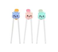 Joyan 3 Paia Bacchette Cinesi, Bacchette per Bambini, Bacchette da Allenamento Antiscivolo, Simpatici Bacchette, Bacchette Sushi per Bambino, Principiante
