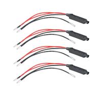 Joyan LED 4 pezzi Resistenza di Carico Decoder, Resistenze Indicatore di Direzione Moto, Adattatore Resistenza Luce Indicatore per Moto Scooter (12 V, 10 W 10Ω)