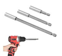 Joyan Set di 3 prolunghe per trapano con albero esagonale magnetico - Per viti e dadi - Supporto estensibile per avvitatore e trapano a batteria