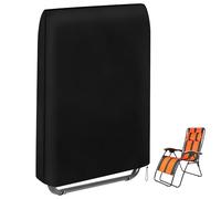 Joyan Telo protettivo per mobili da giardino, impermeabile e antivento, resistente ai raggi UV 600D, copertura Oxford per sedia a sdraio pieghevole, per lettino da giardino e lettino, 93 x 82 cm