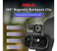 Joyance Clip magnetica per tracolla per fotocamera, a sgancio rapido, girevole a 360°, con adattatore per fotocamera sportiva e adattatore da 1/4", compatibile con Max/12/11/10/9/8, Action 2/3/4