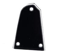 Joyance Copertura per asta di regolazione della chitarra, in plastica, a 3 fori, per truss rod per chitarra elettrica, nera, copertura per asta di regolazione della chitarra, per pratica, GR46