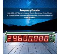 Joyance Cymometer Modulo Tester RF Segnale Frequenza Contatore, Modulo Tester Cymometro, 0.1 ~ 1000MHz, Carattere Retroilluminazione Rosso, Design Compatto per Misurazione e Analisi del Segnale