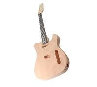 Joyance Kit corpo chitarra in legno non finito corpo chitarra in legno, pezzo di ricambio per chitarra elettrica fai da te, finitura in legno grezzo, compatibile con componenti standard, ideale per