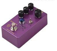 Joyance mini pedale per effetti di distorsione per chitarra, manopola a 4 modalità, GAIN/VOL/TONE/VINT/MOD, DC 9V, ingresso/uscita 6,35 mm, effettore di distorsione per chitarra elettrica True Bypass
