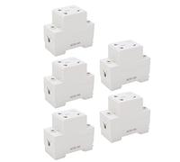 Joyance Presa di corrente a 5 fori, presa modulare da 250 V, presa per guida industriale, design stabile e sicuro, adatta per varie applicazioni, AC30-165
