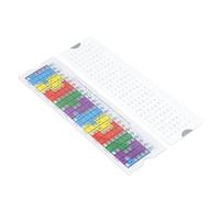 Joyance Righello scorrevole per chitarra, righello scorrevole pentatonico, in plastica, multicolore, strumento per principianti, scala per tastiera, aiuto per l'apprendimento della chitarra