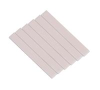 Joyance Sella per ponte per chitarra acustica, 6 pezzi, in osso, vuota, per chitarra acustica, ricambio per chitarra classica, mandolino, banjo, ukulele, 6,3 x 1,3 x 0,5 cm