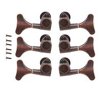 Joyance Set di 3L2R per girare il basso, in rame rosso, a coda di pesce, per chitarra elettrica e tastiera