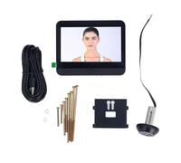 Joyance Telecamera spioncino WiFi Conversazione bidirezionale Visione notturna IR Campanello per visore spioncino digitale wireless 1080P con display 4,3 pollici Rilevamento mov