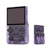 JOYARCH K36 Retro Console per videogiochi portatile con schermo IPS da 3,5 pollici 640 x 480, doppio joystick da 128 GB, mini lettore video retrò portatile integrato, oltre 19000 giochi