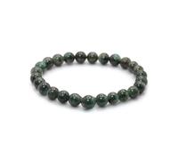 Joyas Minerales Bracelet en Cianite Verde | 100% Pietre Naturali Autentiche | Confortevole ed Elegante | Filo Elastico Coreano + Scatola Regalo Inclusa (Cianite Verde, 10mm)