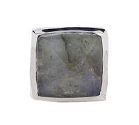 joyas plata autentiche pietre preziose quadrate con una pietra sfaccettata anelli labradorite - anello grad labradorite argento 925 - gennaio nascita capricorno astrologia anello pietre preziose
