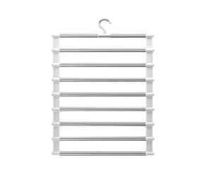 JOYBOS Appendiabiti organizer per vestiti e accessori a 9 barre