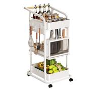 JOYBOS - Scaffale portaoggetti multifunzione con ruote per cucina