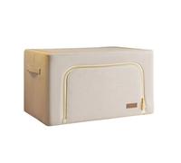 JOYBOS Scatola portaoggetti pieghevole 100l con chiusura in cotone