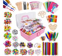 JOYBOY Lavoretti Creativi per bambini,Kit Artigianali,Perline e Scatola di Immagazzinaggio Giocattoli educativi Regalo per Ragazzo Ragazza
