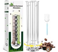 JOYBOY Porta Capsule per Caffè Compatibile con Dolce Gusto Capsules per 32 Capsule,Supporti per Capsule Verticale,Portacapsule Ruotabile a 360° e Antiscivolo,Supporto Girevole Caffe,Risparmia Spazio