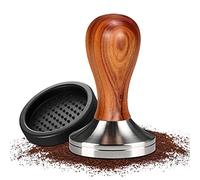 JOYBOY Tamper per caffè espresso Tamper, tazza, in acciaio inox, con cuscino in silicone, set di timbri di design per amanti del caffè