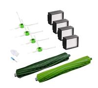 JoyBros Accessori Kit per iRobot Roomba i7 i7156 e5 e5154 e6 Combo i5 J5+ i1 i3+ EVO i4 i8, 4x Filtri hepa 2x Rullo Spazzole Centrali 4x Spazzola Laterale Ricambio