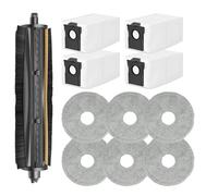 JoyBros Accessori per Dreame L40 Ultra AE /L10s Pro Ultra Gen 2//X40 Ultra/L10s Ultra/L10s Pro Ultra HEAT/L40 Ultra ,1 Spazzola TriCut 4 Sacchetti 6 Panni/Mocio