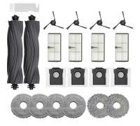 JoyBros Accessori per Dreame L40 Ultra/X40 Ultra Complete/X40 Master/Mova P50 Pro Ultra Mocio Panni X6 Sacchetto X4 Filtro X4 Spazzole Principali X2 Spazzole laterali X4