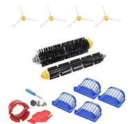 JoyBros Kit Accessori per iRobot Roomba Serie 600 692 694 675 676 671 605 697 698 620,4x Spazzole Laterali 1x Set Rulli Principali 4x Filtri Ricambios
