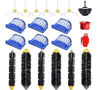 JoyBros Kit Accessori Ricambio per iRobot Roomba 600 620 651 671 681 690 696 698 6x Spazzole Laterali 6xFiltro 6x Principale Spazzola 1x Ruota