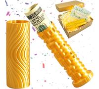 Joycabin Cryptex, scatola puzzle 3D, confezione regalo per denaro e regali, scatola regalo per denaro e banconote, scatola puzzle Cryptex, confezione regalo per compleanno, Natale (oro)