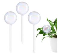 Joycabin Palloncini di irrigazione per piante in vetro, 200 ml, sistema di alimentazione automatica per interni ed esterni, diametro 7 cm, 3 pezzi
